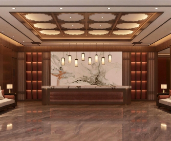 New Chinese Style Lobby Hall-ID:841870332
