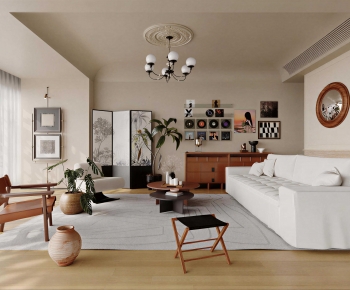 Modern A Living Room-ID:570374973