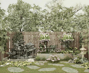 Japanese Style Courtyard/landscape-ID:632389077