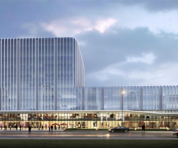 Modern Appearance Of Commercial Building-ID:629460859