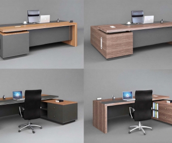 Modern Office Desk And Chair-ID:494595055