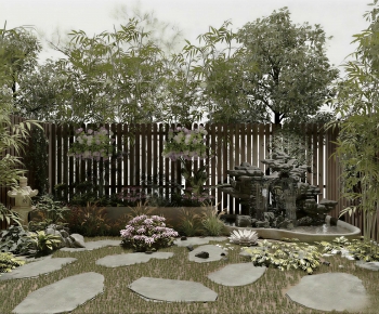 New Chinese Style Courtyard/landscape-ID:877311942