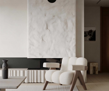 Wabi-sabi Style A Living Room-ID:168229103
