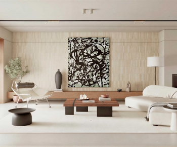 Wabi-sabi Style A Living Room-ID:464095127