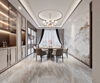 New Chinese Style Dining Room-ID:952507028