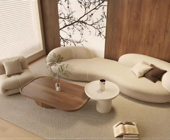 Wabi-sabi Style Sofa Combination-ID:862129931