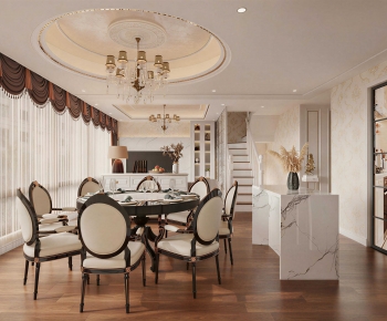 American Style Dining Room-ID:590126044