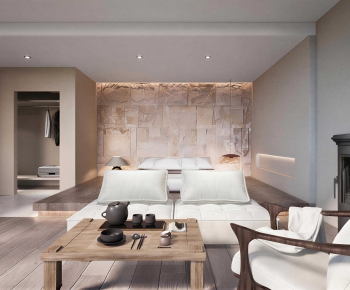Wabi-sabi Style Guest Room-ID:619419104