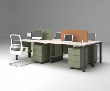 Modern Office Desk And Chair-ID:560677057