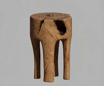 Wabi-sabi Style Stool-ID:477490474