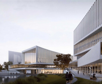 Modern Appearance Of Commercial Building-ID:855861908