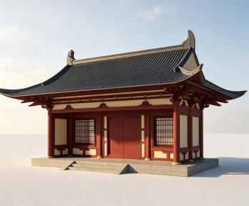 Chinese Style Ancient Architectural Buildings-ID:608212954