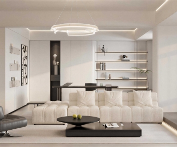 Modern A Living Room-ID:720673082
