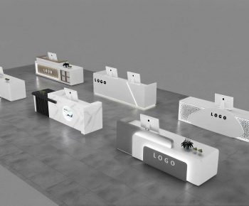 Modern Reception Desk-ID:924254894