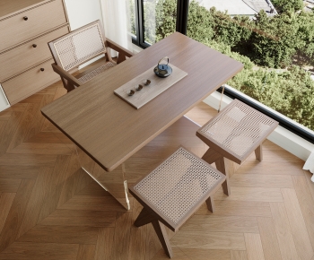 New Chinese Style Tea Tables And Chairs-ID:444190584