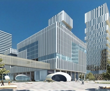 Modern Appearance Of Commercial Building-ID:806319957
