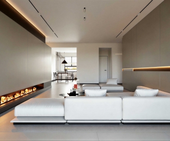 Modern A Living Room-ID:886885883