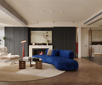 Modern A Living Room-ID:920628071