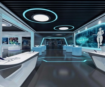 Modern Exhibition Hall-ID:855279923