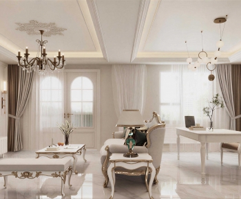 French Style A Living Room-ID:126648906