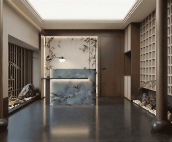 New Chinese Style Hallway-ID:544830088