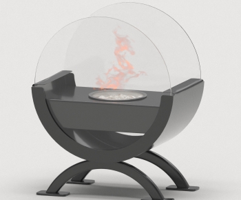 Modern Electronic Fireplace-ID:298443087