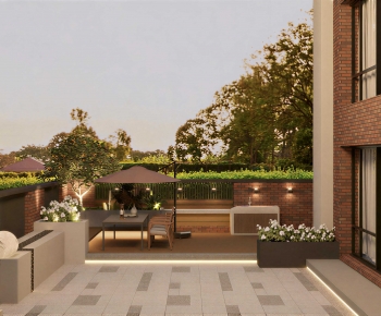 Modern Courtyard/landscape-ID:358273986