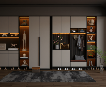 Modern Shoe Cabinet-ID:444725044