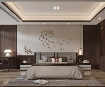 New Chinese Style Bedroom-ID:184237004