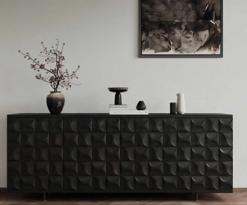 Wabi-sabi Style Entrance Cabinet-ID:293931961
