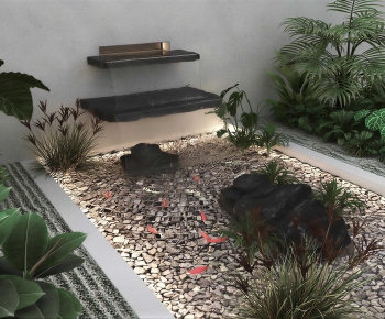 New Chinese Style Courtyard/landscape-ID:135829456
