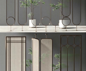 Modern Glass Screen Partition-ID:453036078