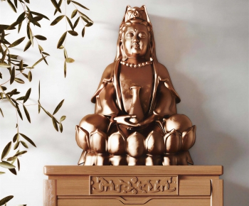 New Chinese Style Buddhist Niche-ID:369640116