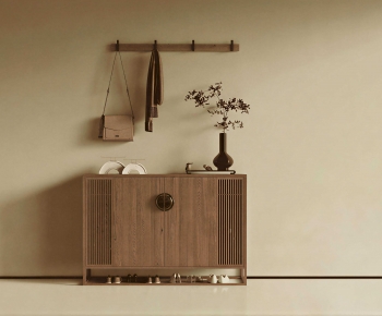 Wabi-sabi Style Entrance Cabinet-ID:641748919
