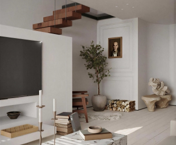 Modern A Living Room-ID:495076891