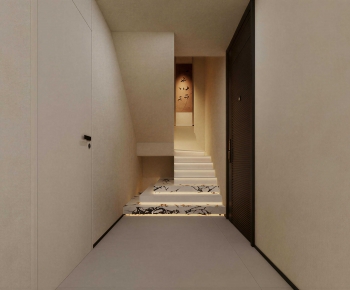 Wabi-sabi Style Stairwell-ID:746917017