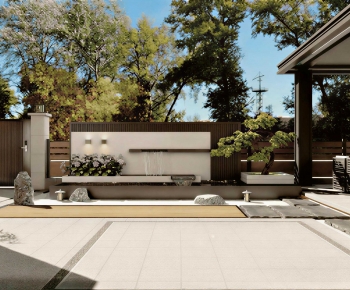 New Chinese Style Courtyard/landscape-ID:476510059