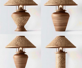 Wabi-sabi Style Table Lamp-ID:530569688