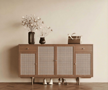 Wabi-sabi Style Side Cabinet-ID:333087927