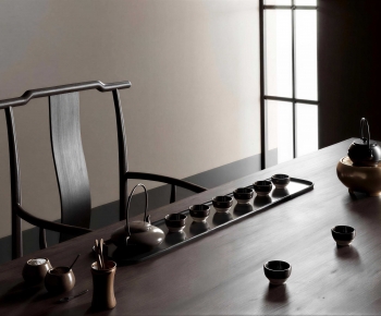 New Chinese Style Tea Tables And Chairs-ID:822434901