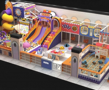 Modern Children's Amusement Park-ID:462559947