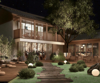 New Chinese Style Courtyard/landscape-ID:527224061