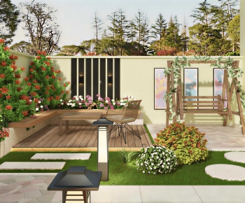 Modern Courtyard/landscape-ID:419435986