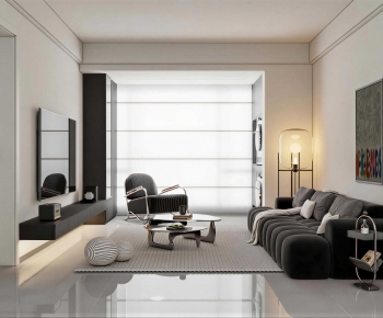Modern A Living Room-ID:612459249