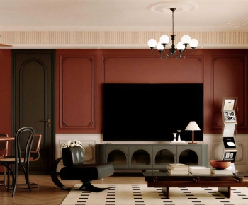 French Style A Living Room-ID:832266092