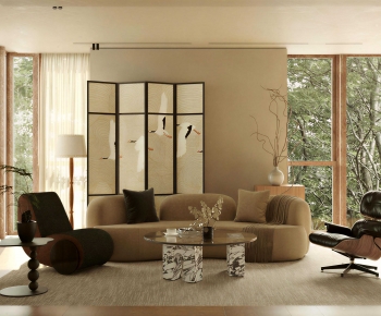 Modern A Living Room-ID:933109058