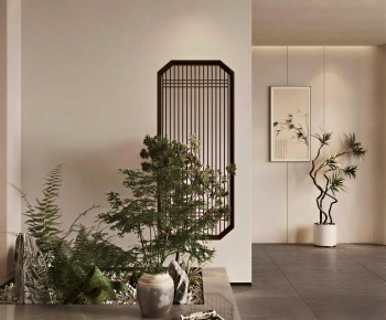New Chinese Style Plant Landscaping-ID:594209915
