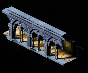 New Classical Style Building Component-ID:543764118