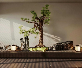 New Chinese Style Plant Landscaping-ID:101380393