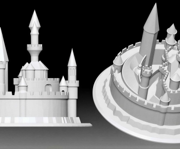 European Style Cartoon House-ID:874140985